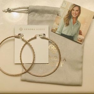 Kendra Scott Annemarie Hoop earrings